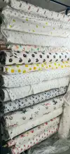 All-cotton double-layer crepe printed children's bath towel and saliva towel Specification image